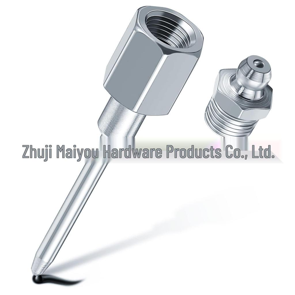 Набор из 6 предметов для смазочного пистолета с насадками и соединителями