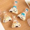 Lovely Cartoon Triangle Rice Ball Packaging Bag With Stickers Nori Onigiri Sushi Bag Sushi Making Mold Bento Accessories