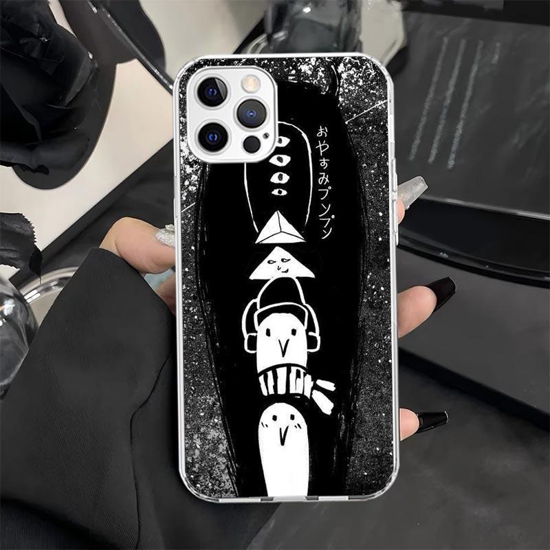 Oyasumi Punpun Phone Case for iPhone 11 12 13 Mini 14 15 Plus 16 Pro Max 17 Air 16E 7 8 SE 17ProMax Soft Fundas Cover 11 12 13 M