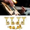 Electric Bass Guitar Sealed Tuning Pegs Bass String Tuners Machine Heads Bass Tuning Keys Buttons Machine Head Tuners