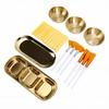 23 Pcs Esthetician Supplies for Facials Set Mixing Bowls Fan Brushes Compressed Sponges Compartment Tray Women Facial