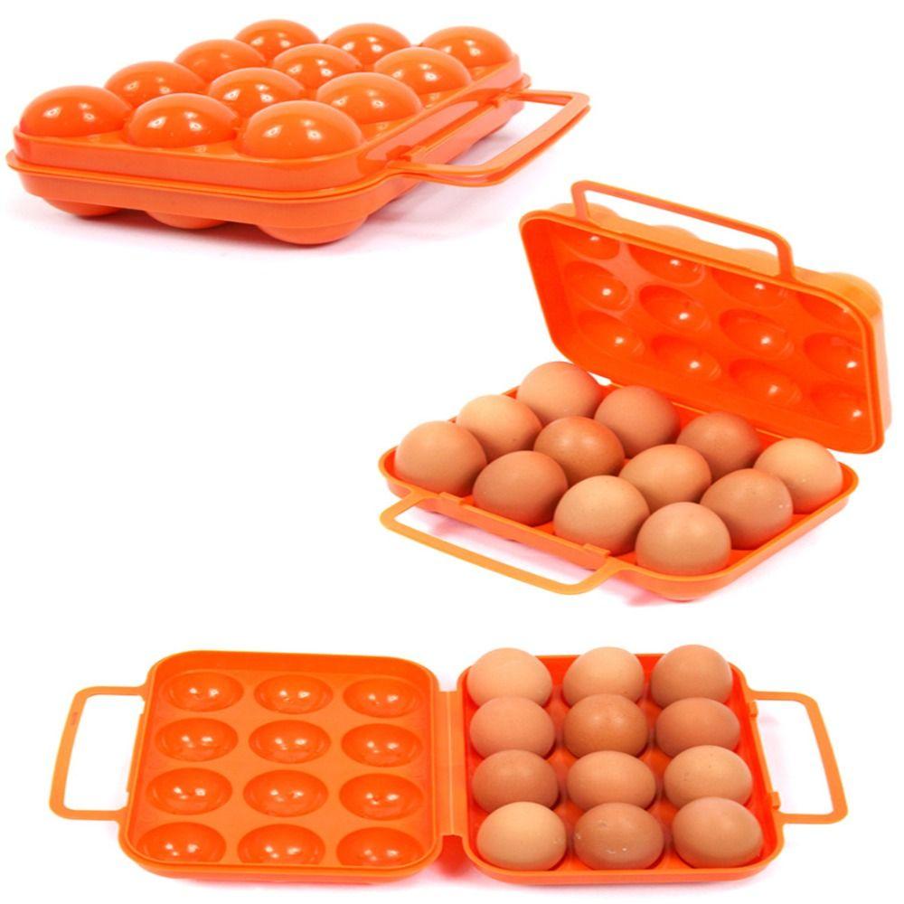 Outdoor Camping Storage Boxes Picnic Fridge Egg Tray Storage Case Egg Box Egg Container Egg Holder