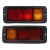 1 Pair Rear Bumper Fog Light Set MR124964 Tail Bumper Fog Lamp Replacement for Pajero Montero