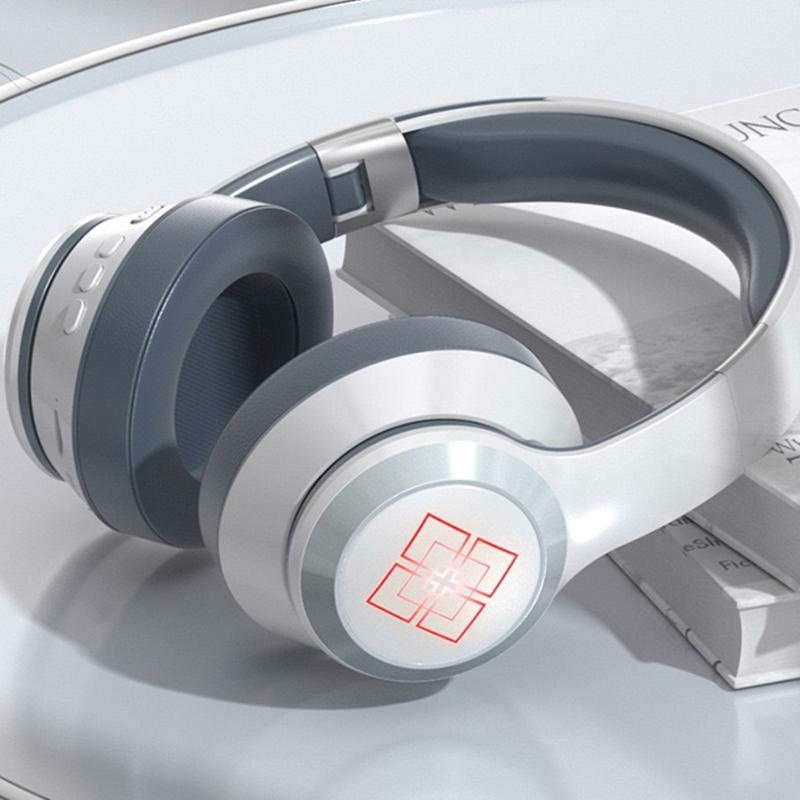 Светящиеся наушники Bluetooth с тяжелым сабвуфером, мобильными игровыми наушниками, компьютерными гарнитурами