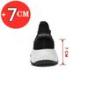 Summer Breathable Sneakers Men Elevator Shoes Height Increase Shoes for Men Casual Insole 7cm Sport Shoes Man Shoes Taller Shoes