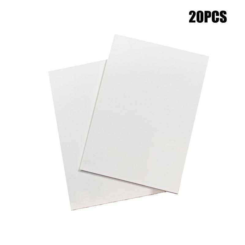 10/20 шт. A7 белая картонная карта защита из маленькой упаковки для карт плотная картонная упаковка офисные принадлежности для стола