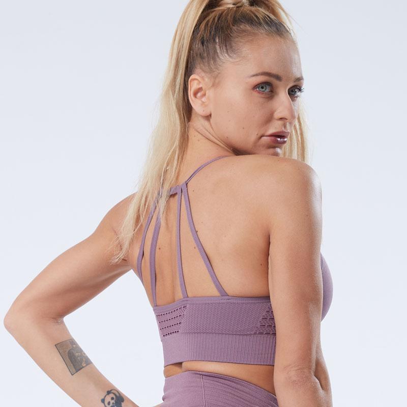 Дышащий спортивный бюстгальтер для женщин, эластичный спортивный топ, бесшовный жилет для фитнеса, бюстгальтер для йоги для бега