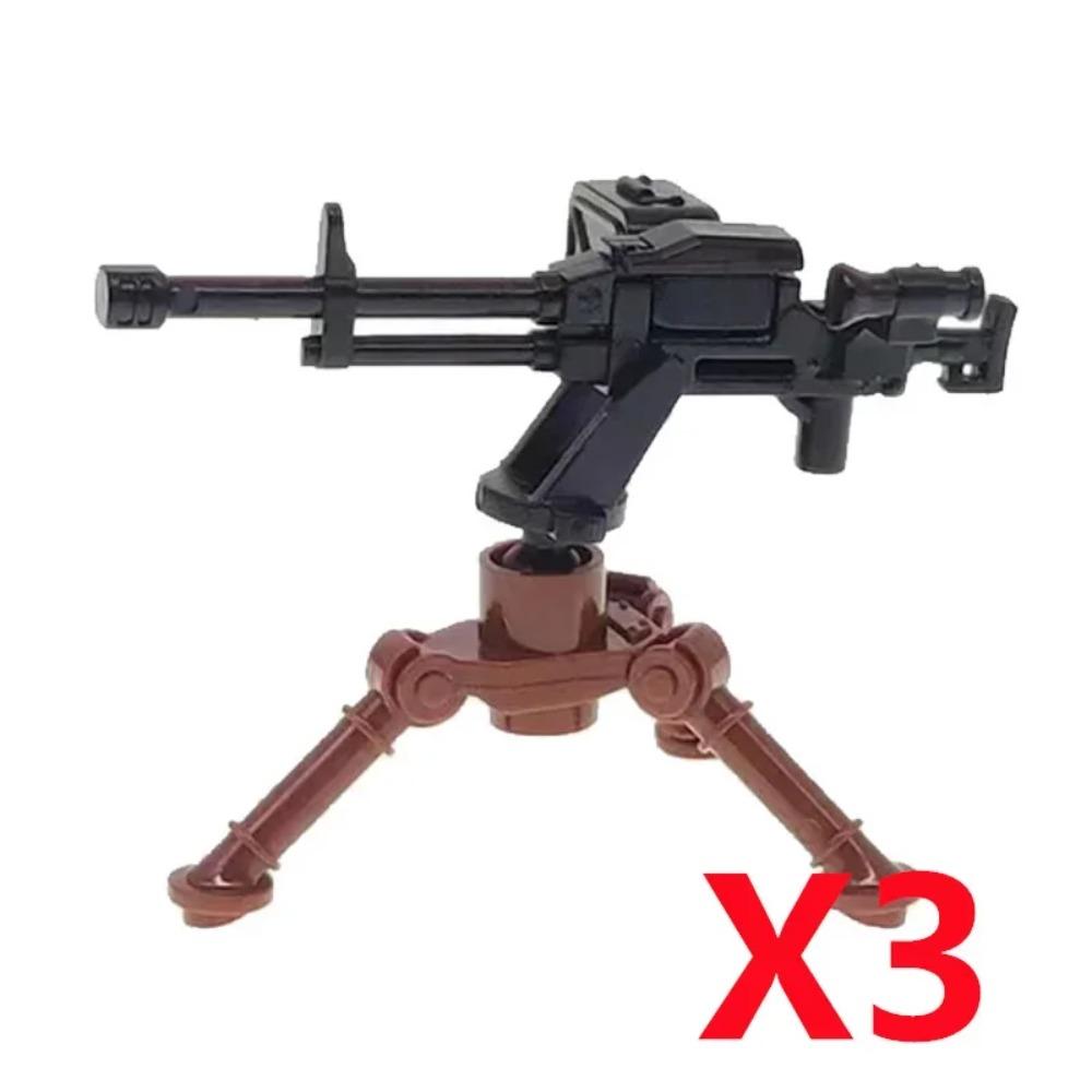 Военный MOC Оружие Строительный Блок Тяжелый Пулемет Гатлинг M19 NSV Фигурки Артиллерия Сапер Пистолет Пуля Игрушка Подарок K013
