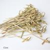 100pcs Household Kitchen & Bar Party Decoration Stick Cocktail Picks Bamboo Knot Skewers Fruit Forks