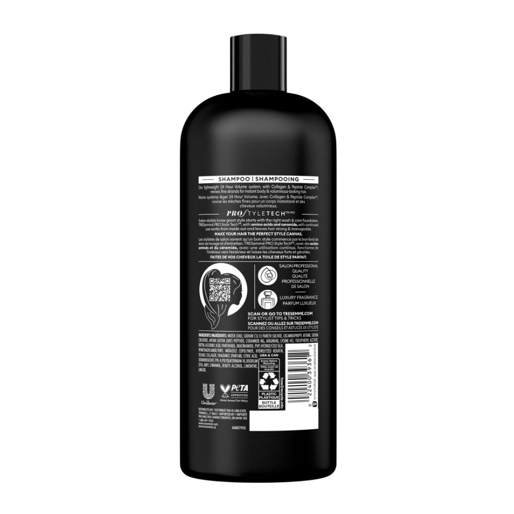 Szampon do włosów cienkich zwiększający objętość 24h Volume TRESemmé 828 ml