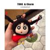 Милый плюшевый брелок Crayon Shin-chan, подвеска для сумки, автомобильный аксессуар, подарок, игрушка