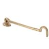 2pcs Brass Hook and Eye Latch 6.9 Inch Barn Door Latch Wind Brace Window Latches  Window