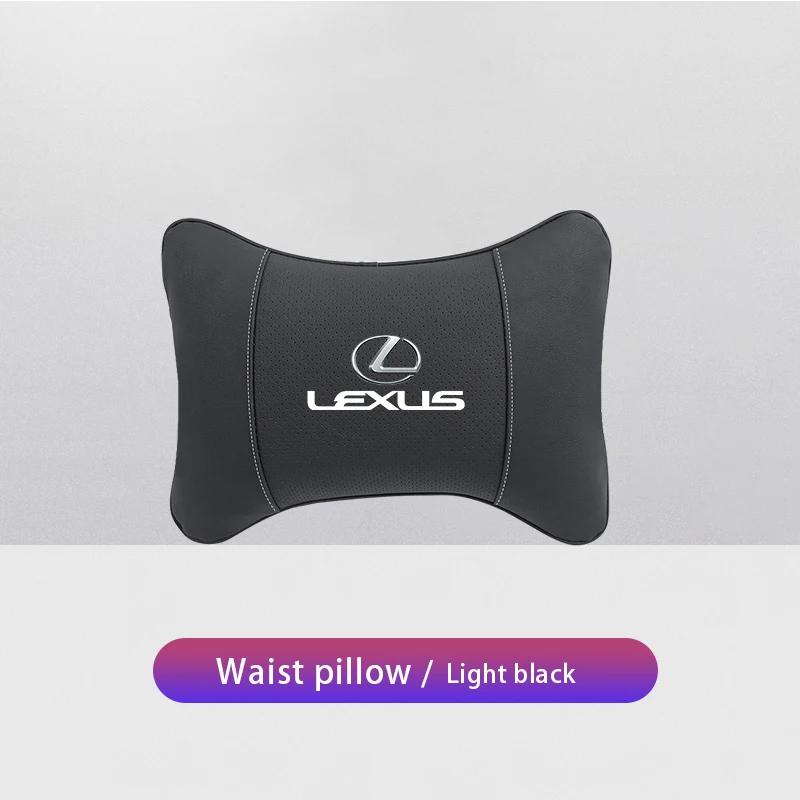 PPFX2 Car Seat Headrest Neck Pillow Lumbar Support Auto Interior For Lexus LS LC RZ IS350 ES300 GS350 CT200h GX460 LX570 RX500h NX300