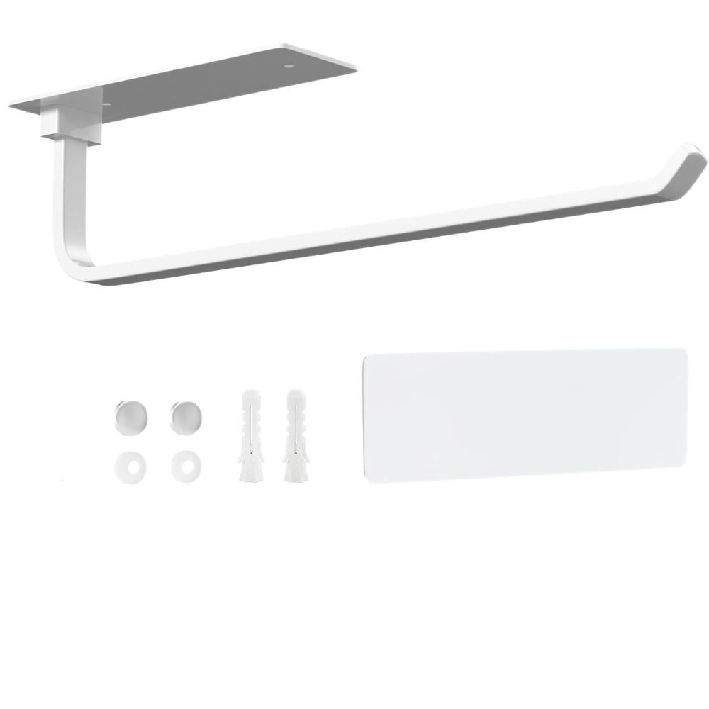 Держатель для бумажных полотенец под шкаф, нержавеющий, многоразовый, диспенсер для кухонных рулонов, экономия места, большая грузоподъемность