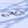Кольца для пар, классические модели, простая модная регулируемая пара колец, подарок на день Святого Валентина для подруги