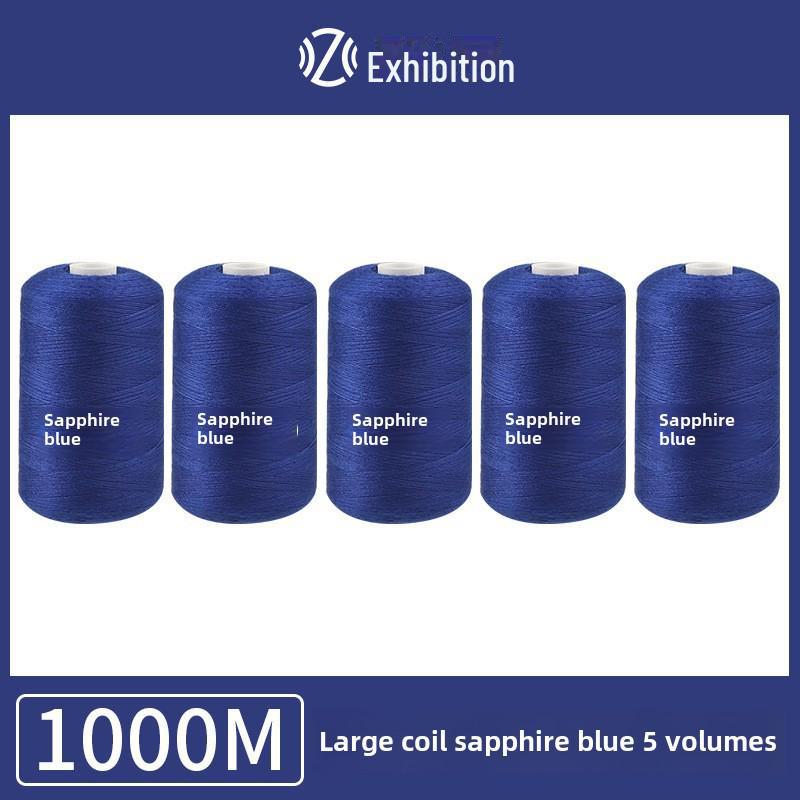 1000 ярдов ниток для бытового шитья: Полиэстер, цветная ручная работа, тонкая катушка