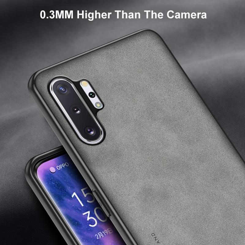 Для Samsung Galaxy Note 10 Plus Чехол Роскошный Чехол для телефона из искусственной кожи Для Samsung Note 10 Lite Задняя крышка Силиконовая Полная защита