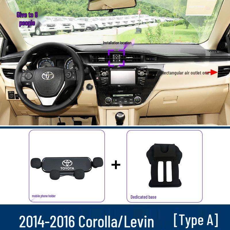 Держатель для телефона и крепление для навигации Toyota Corolla Levin (2008-2023)