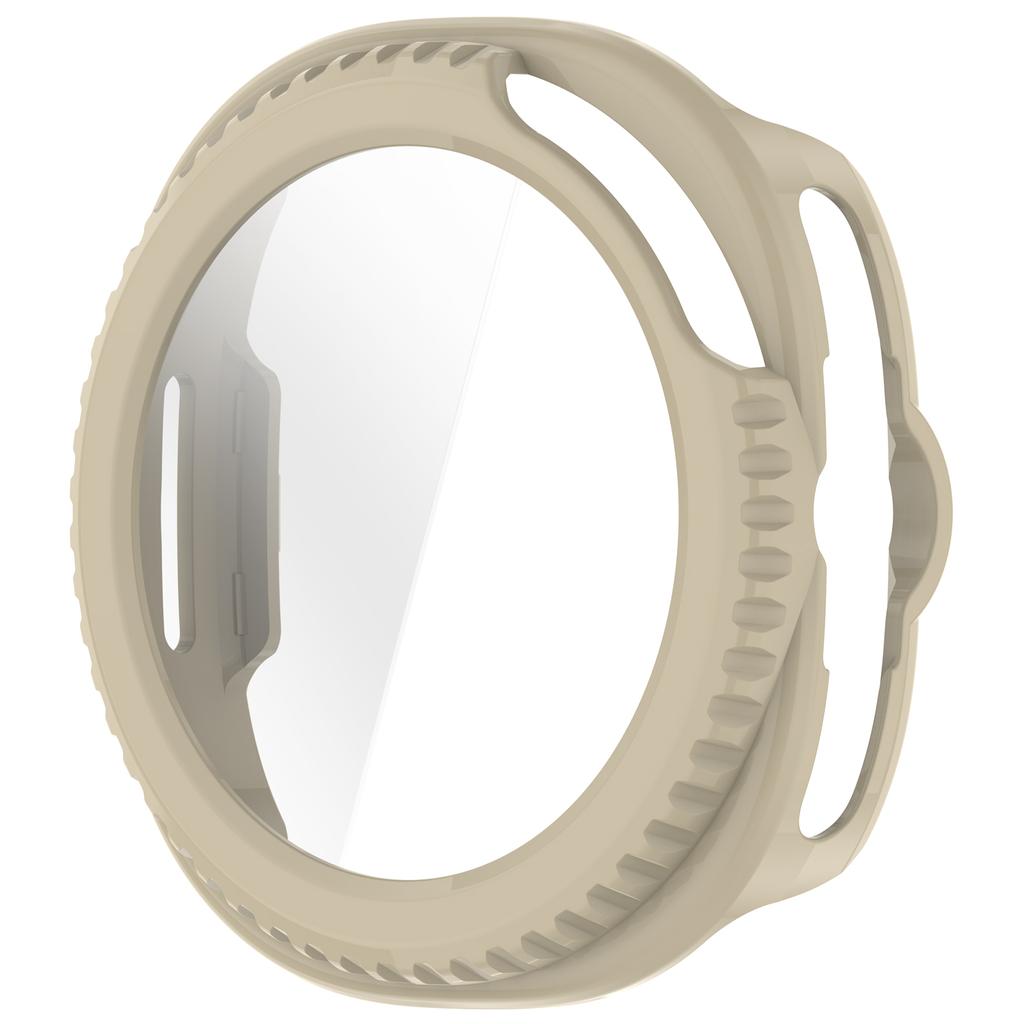 Полный защитный чехол для Samsung Galaxy Watch 8 Classic 46 мм Защитная пленка для экрана Чехол-накладка Жесткий ПК 2 в 1 Оболочка+закаленное стекло Пленка