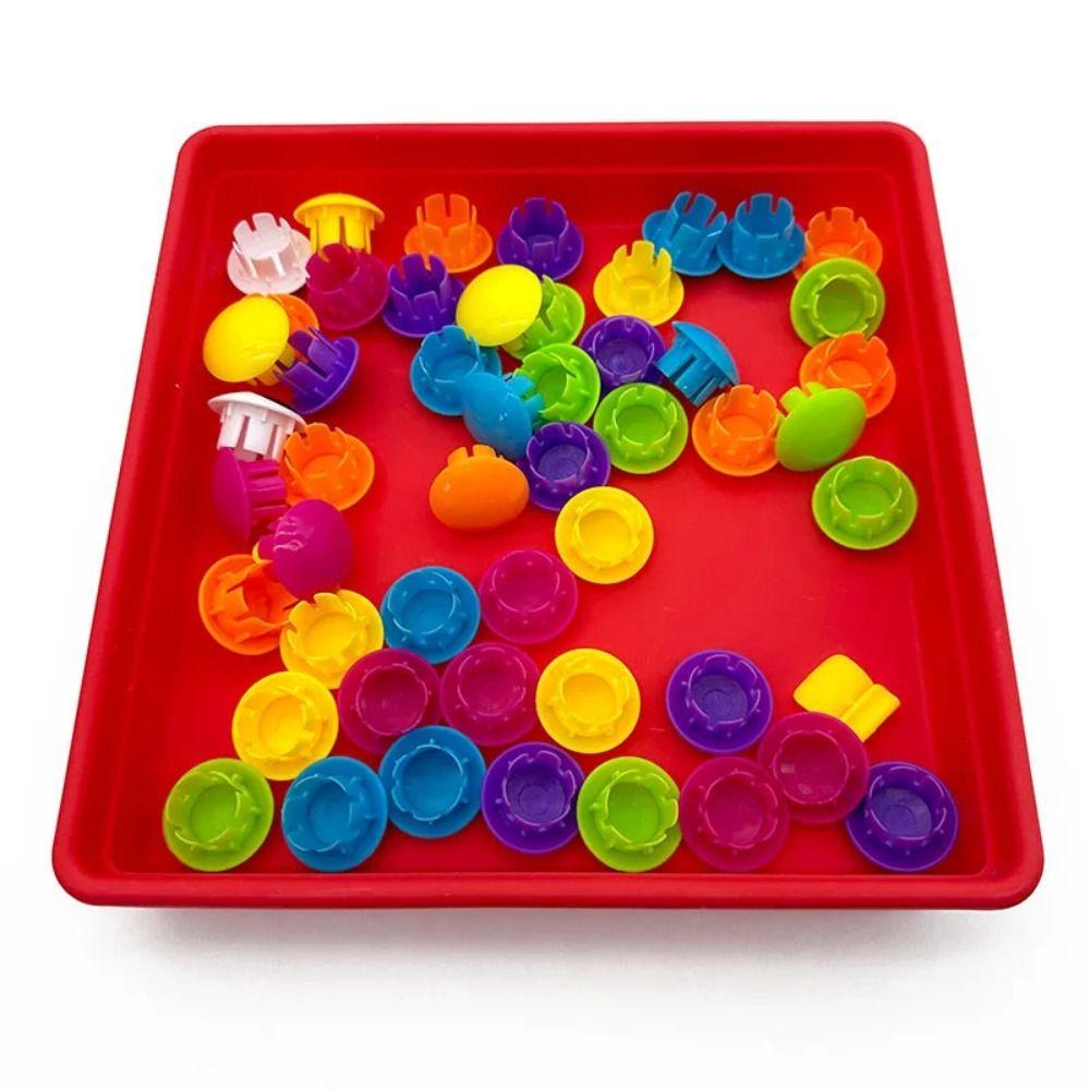 Cute Jigsaw Board Toy Cartoon Animal Color Matching Puzzles Montessori Sensory Toy  Children Gift