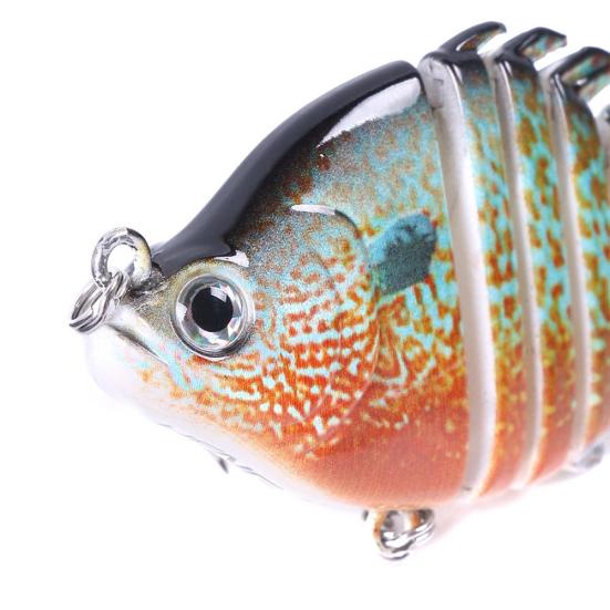 6,35 см 8 г 6 секций Искусственная рыболовная приманка Воблер Рыба Плавающая приманка Снасти Инструмент