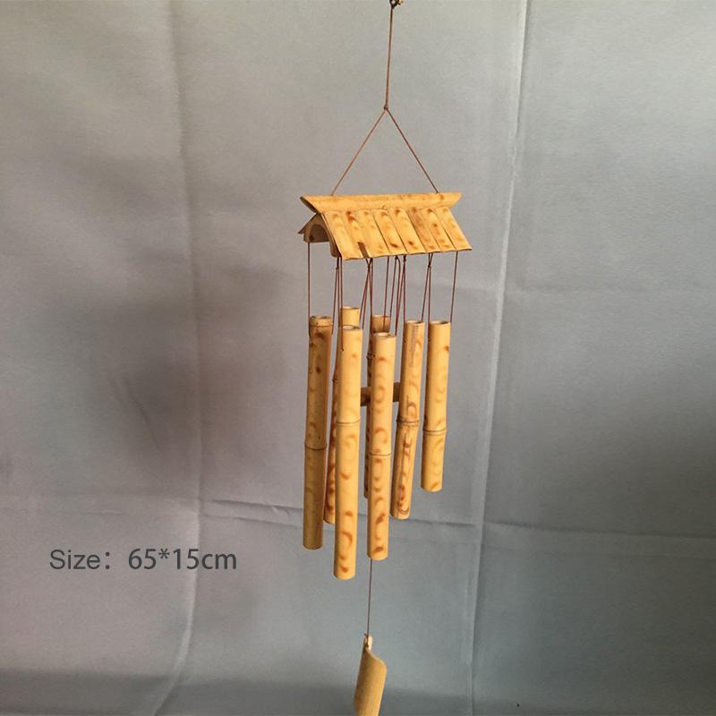 Handmade Antique Tubes Bell Bamboo Wind Chimes Pendant Balcony Outdoor Yard Garden Home Decor Windchime Wall Hanging Crafts