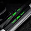 ADMVN1 Luminous Auto Door Sill Protect Decals Anti Scratching, for Volkswagen VW MK2 Emblem Car Threshold Strip Welcome Pedal Sticker