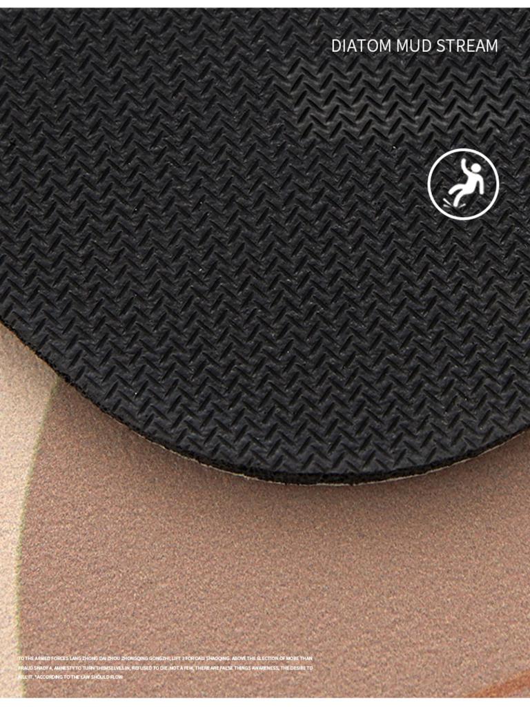 Diatom Printing Bathroom Thickening Mat Bath Non-slip Carpets In Wash Basin Bathtub Side Floor Rug Shower Room Doormat Memory Foam 3D Pad