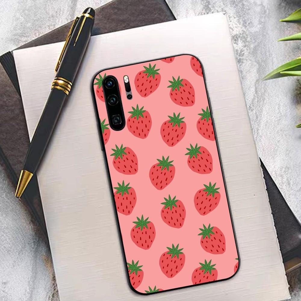 Strawberry Sweet Phone Case For Redmi 8 9 10 pocoX3 pro for Samsung Note 10 20 for Huawei Mate 20 30 40 50 lite