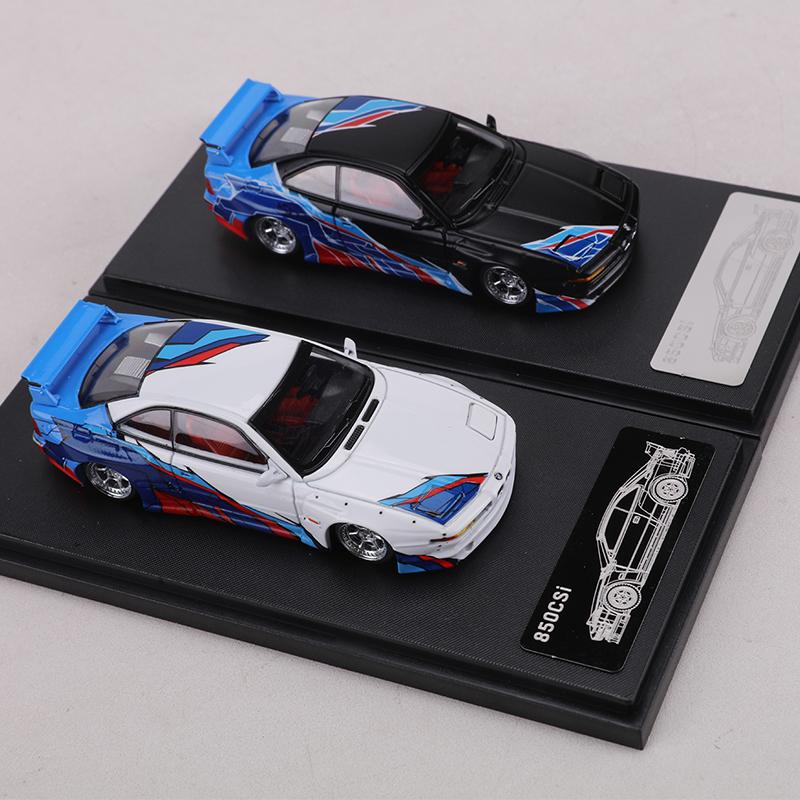 RM MODEL 1:64 850CSi E31 Wide Body Conversion Version Alloy Model Car