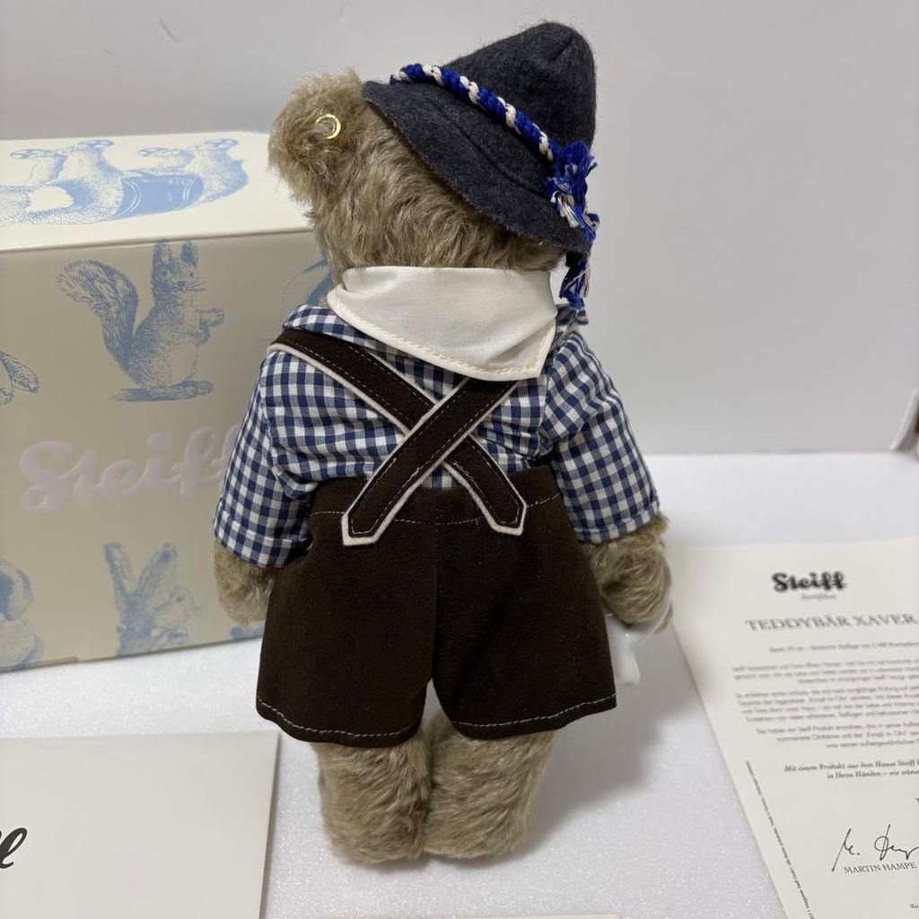 [USED] Steiff Bavarian Teddy Bear Xavier 26cm EAN673252