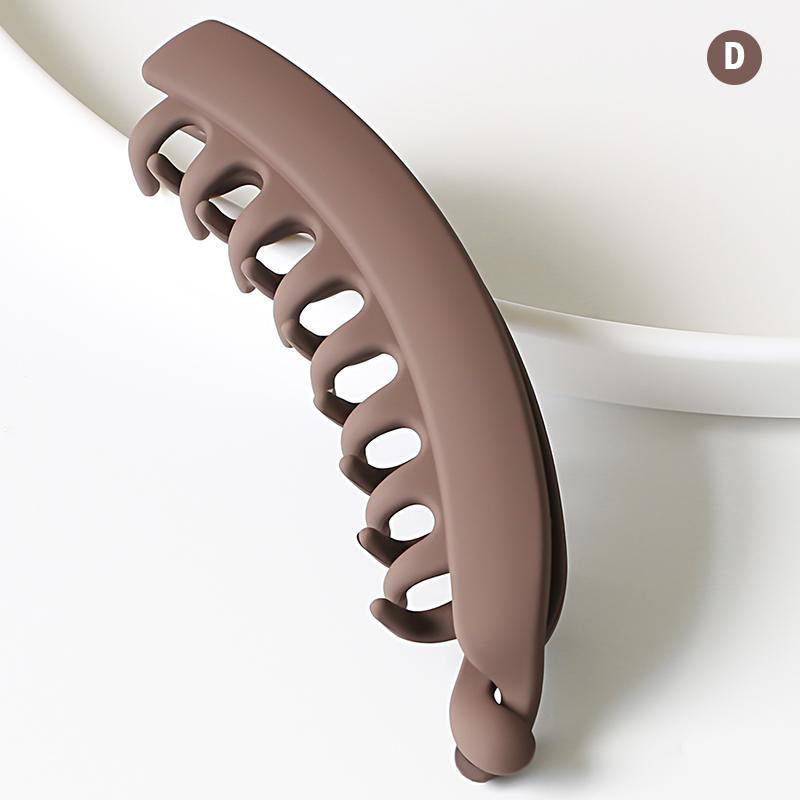 Frosted Hair Clips Banana Clip Women'S Hair Accessories Ponytail Barrettes Hair