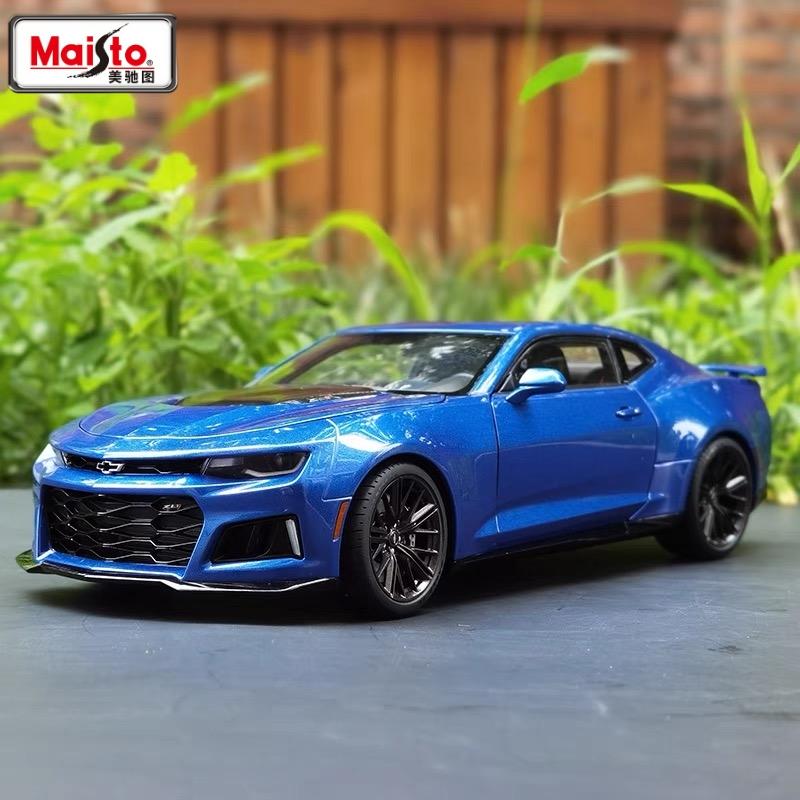 Maisto 1:24 Chevrolet Camaro ZL1 Alloy Alloy Sports Car Diecast Metal Scale Car Model Static Collection Childrens Toy Car Gifts