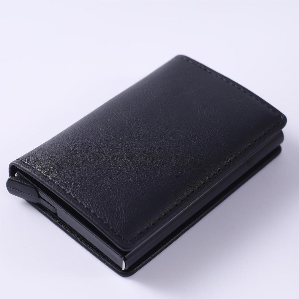 RFID Anti-Theft Men's Wallet: Ultra-Thin Carbon Fiber Multi-Card Holder