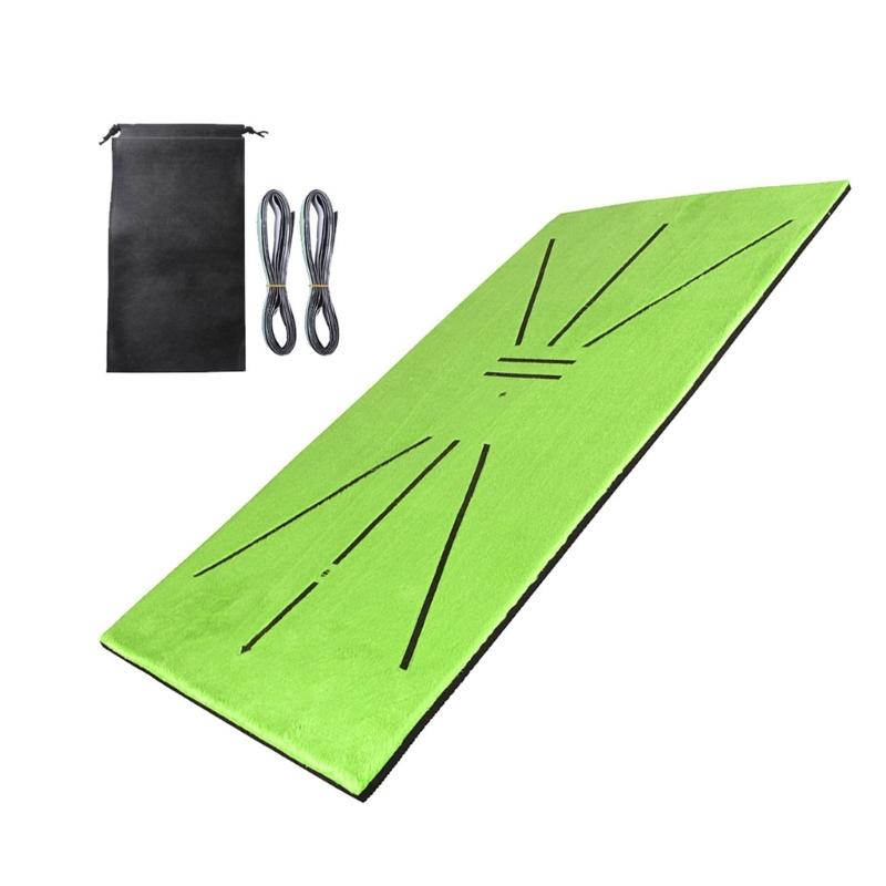 Golf Hitting Mat Swing Track Practice Marking Pad Golf Hitting Mat for Swing Paths Feedback/Detection Batting Enduring