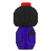 JEKCA Jekka Block Kokeshi Doll 01S-M01 ST28JPY06-M01