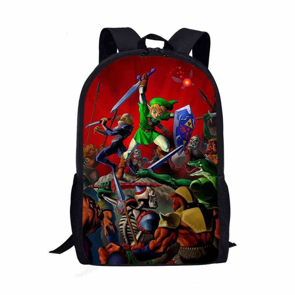 Легенда о Зельде Студенческий рюкзак Прочный Водонепроницаемый И Модный Для Детей