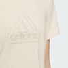 Adidas Sports Graphic Tee Women Tops Sand-Brown IM8839