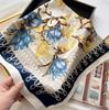 70cm Korean-Style Silk Square Scarf: Fashionable, Versatile Neck Protection and Decorative Accessory