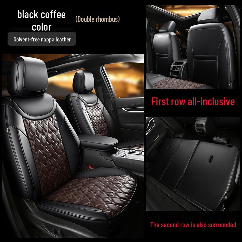 2024 T-Roc Чехол на сиденье из кожи наппа - Полный охват, Всесезонная подушка