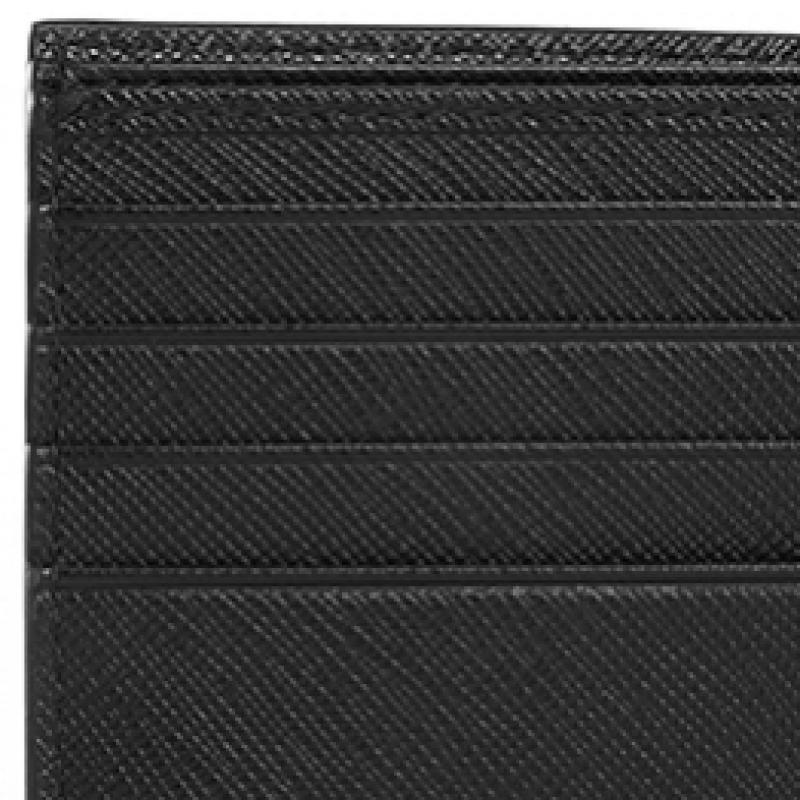 Prada 2mo513 Qme F0002 Saffiano Logo Bifold Wallet