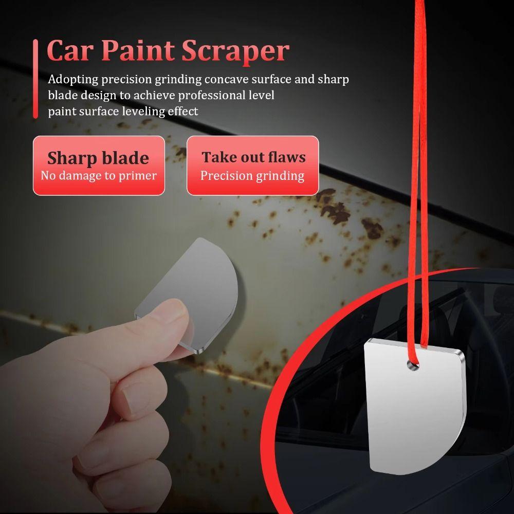 Steel Material Car Scratch Repair Tool Car Paint Cleaning Scraper Automotive Paint Surfaces