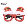 Santa Claus Party Glasses Christmas Glasses, Glitter Holiday Frames, Hat Tree Snowman Bear Funny Eyeglasses for Favors Gingerbread Man