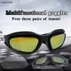 Daisy Tactical Ski Glasses Fashion Road Велосипедные очки Outdoor Альпинизм Рыбалка Солнцезащитные очки с защитой от ультрафиолета