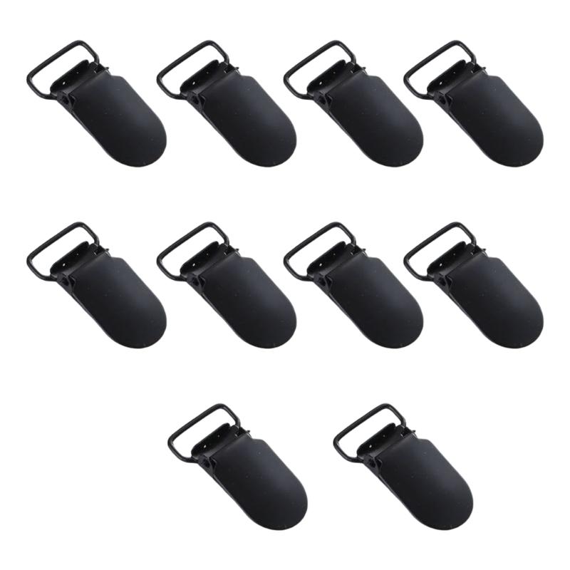 10 шт. Клипсы-подтяжки Пряжки-уточки для комбинезонов Металлические застежки для ремней Зажим для различных ремней Застежки для плечевых ремней