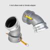 Aluminum Alloy Type C Male & Female Quick Coupler Hose Fittings with Reducing Lever