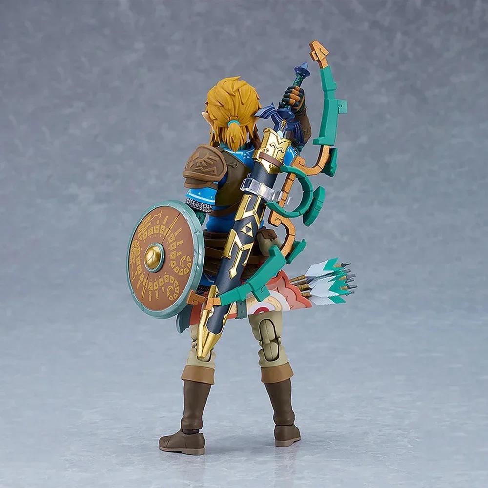Фигурка Figma 626 Линк The Legend Of Zelda Tears Of The Kingdom Фигурки Breath Of The Wild Аниме Фигурка GK Коллекции Модель
