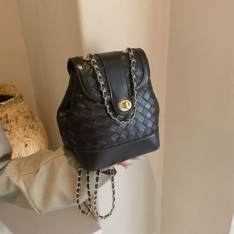 Нишевый рюкзак-цепочка новая мода девочки плетеная сумка на плечо студенческий рюкзак для поездок на работу