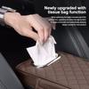 Car Interior Accessories Tissue Box Armrest Pad Center Console Protector Cover Armrest Type With Side Storage Pocket Paper Rack