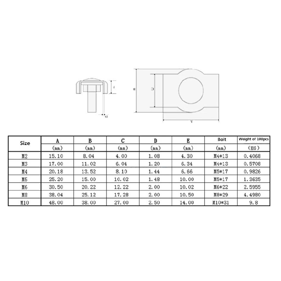 1pcs/5pcs 304 Stainless Steel Wire Rope Duplex Clamp Cable Chuck Fixing Clip M2 M3 M4 M5 M6 M8 M10